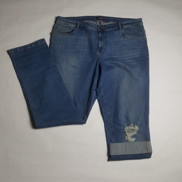 Its Denim Jeans Destruction Plus Size 20 - Picture 1 of 8